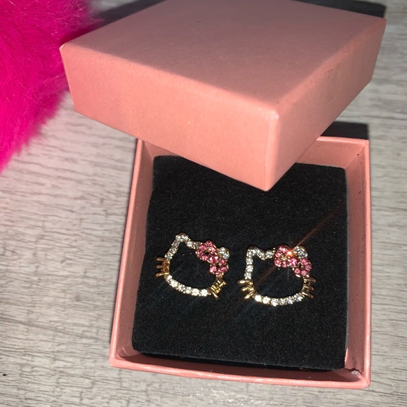 KITTY EARRINGS - Picture 2 of 2